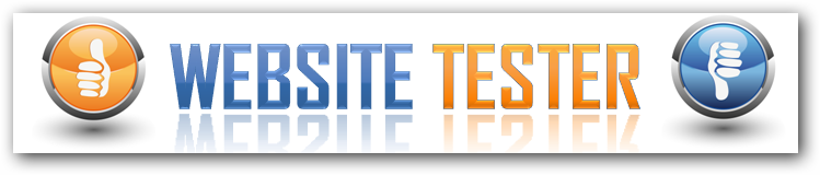 Website Tester - registrace